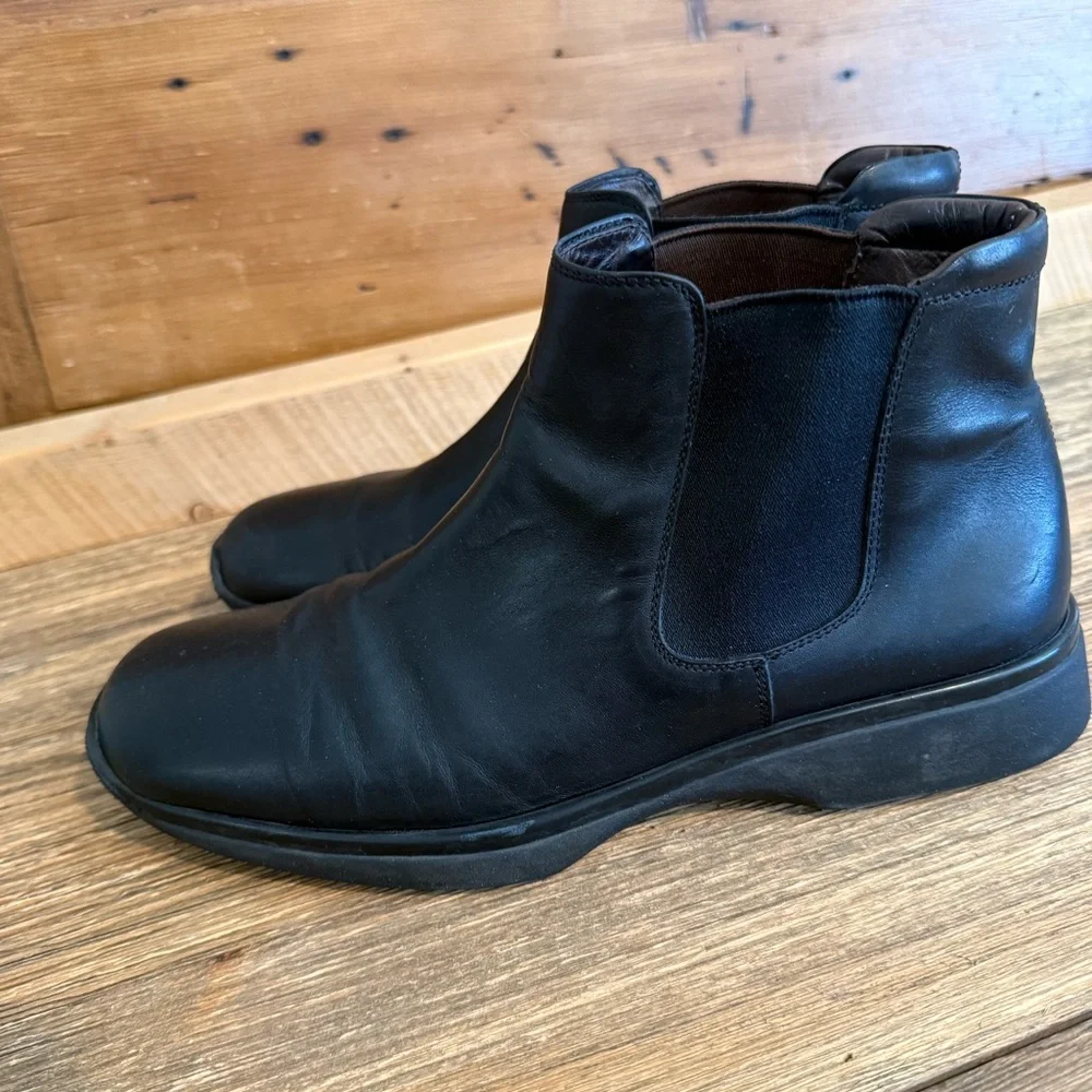 To Boot New York Black Leather Men's Ankle Boots
